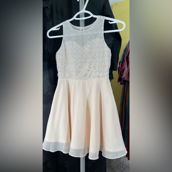 Rare Editions pink Formal Kids Dress girl pink 7 🎁 birthday Christmas s small - Picture 1 of 7